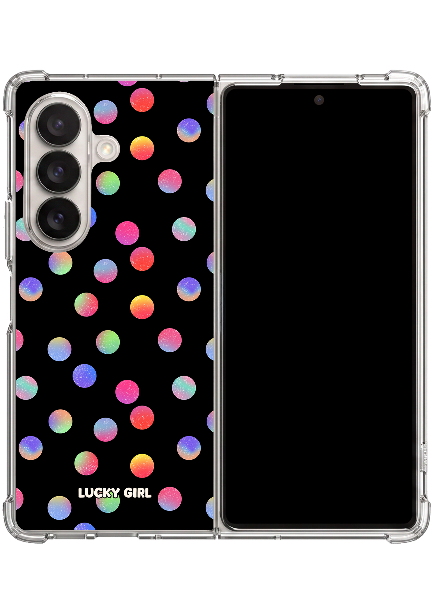 Ditzy Dots Clear Case Insert Galaxy Z Fold 7