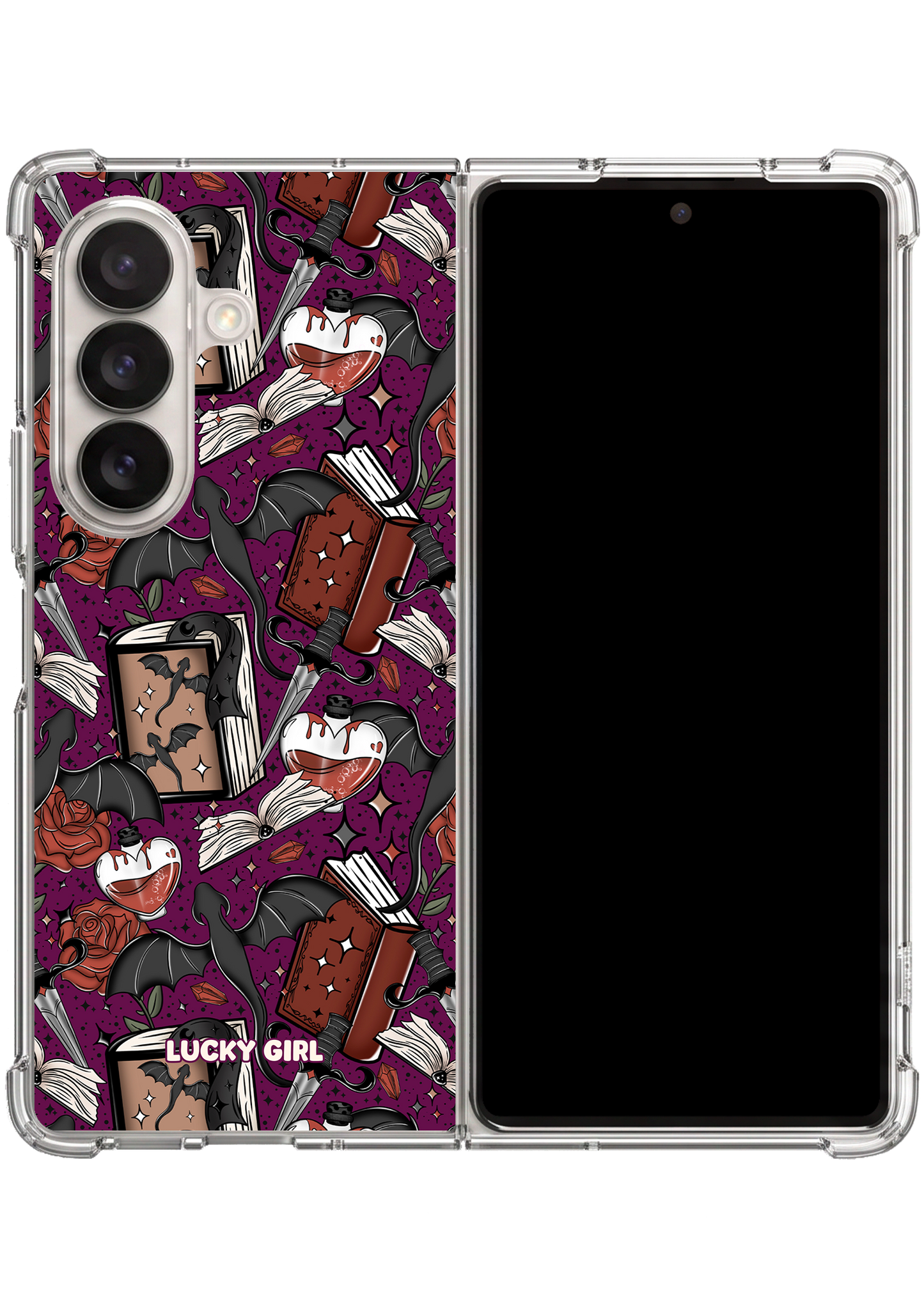 Dragon's Devotion Clear Case Insert Galaxy Z Fold 7