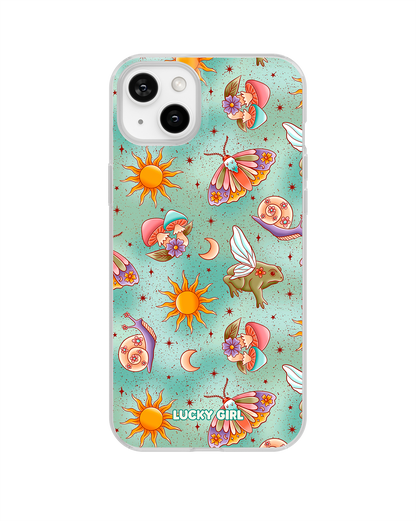 Fairy Frog Hollow Clear Case Insert iPhone 15