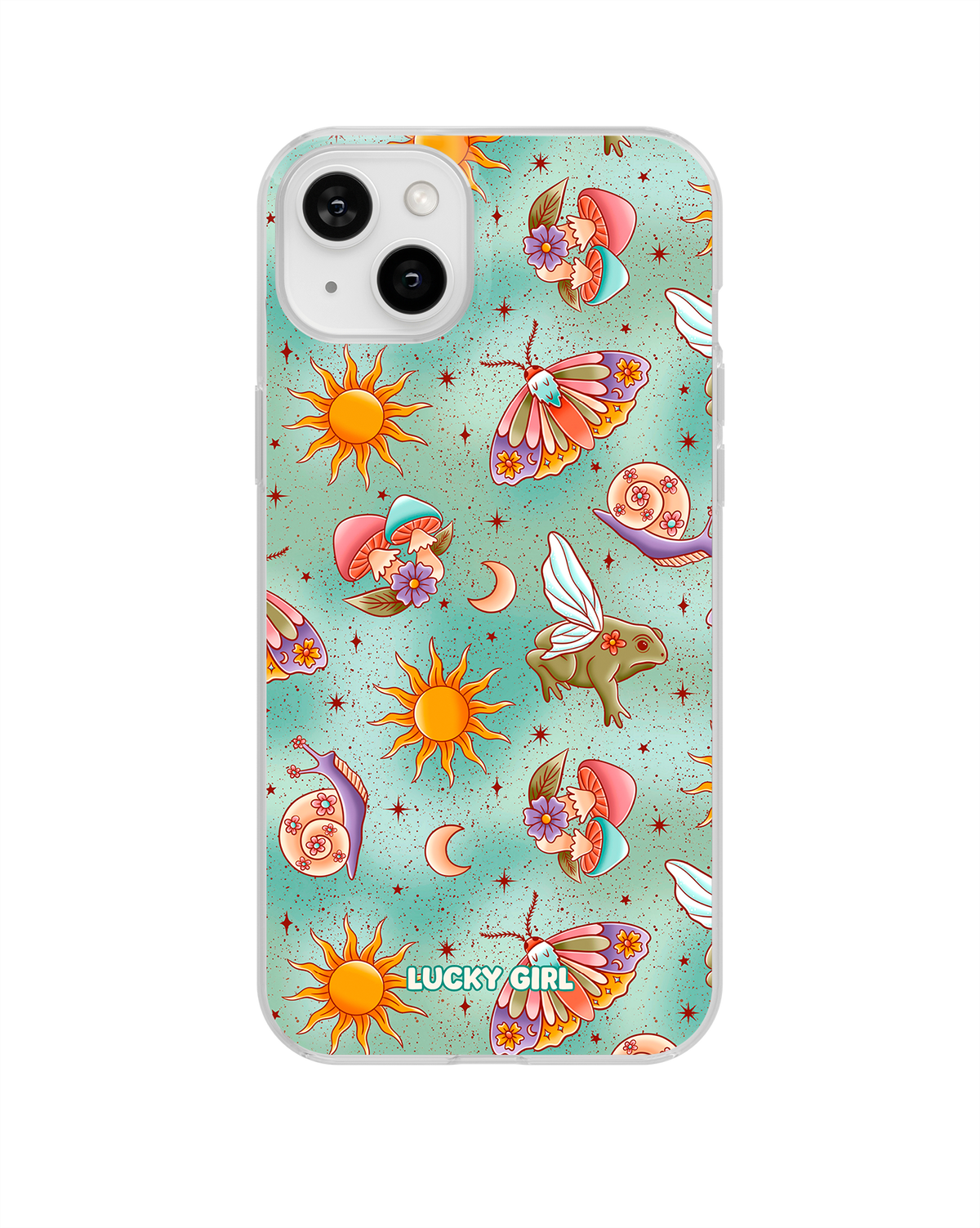 Fairy Frog Hollow Clear Case Insert iPhone 14 Plus/15 Plus