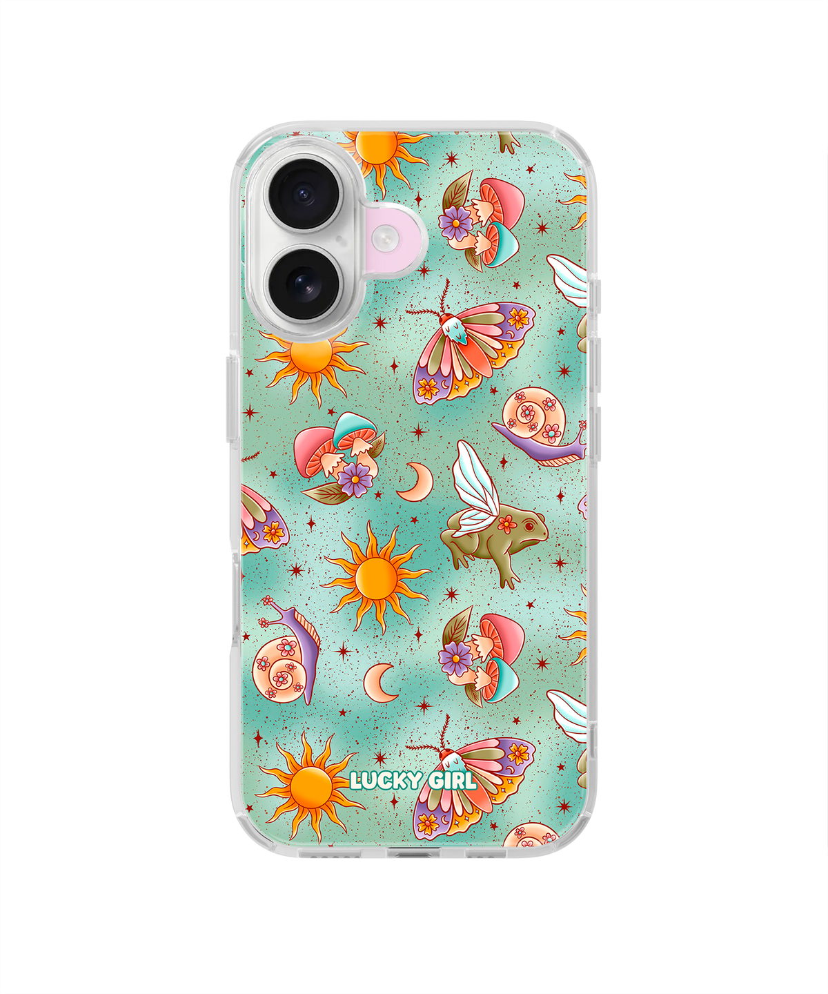 Fairy Frog Hollow Clear Case Insert iPhone 17
