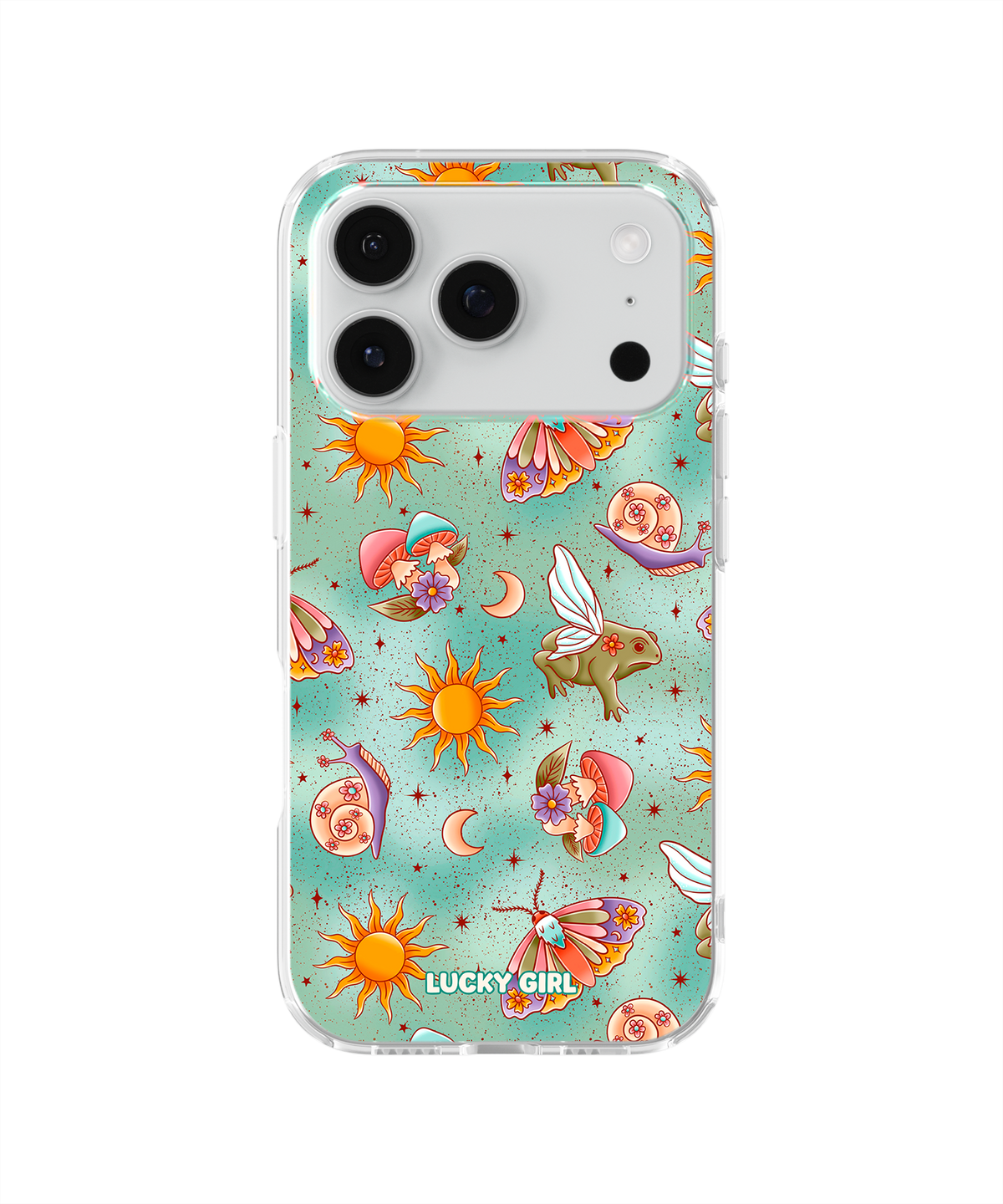 Fairy Frog Hollow Clear Case Insert iPhone 17 Pro