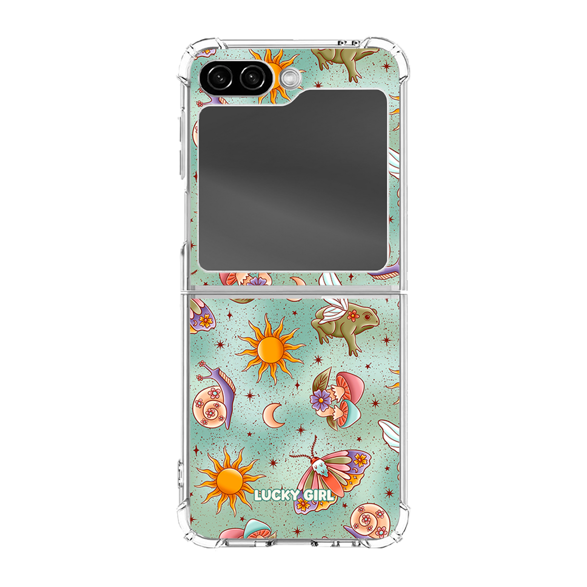 Fairy Frog Hollow Clear Case Insert Galaxy Z Flip 6/7 FE