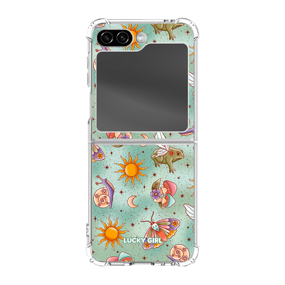 Fairy Frog Hollow Clear Case Insert Galaxy Z Flip 6/7 FE