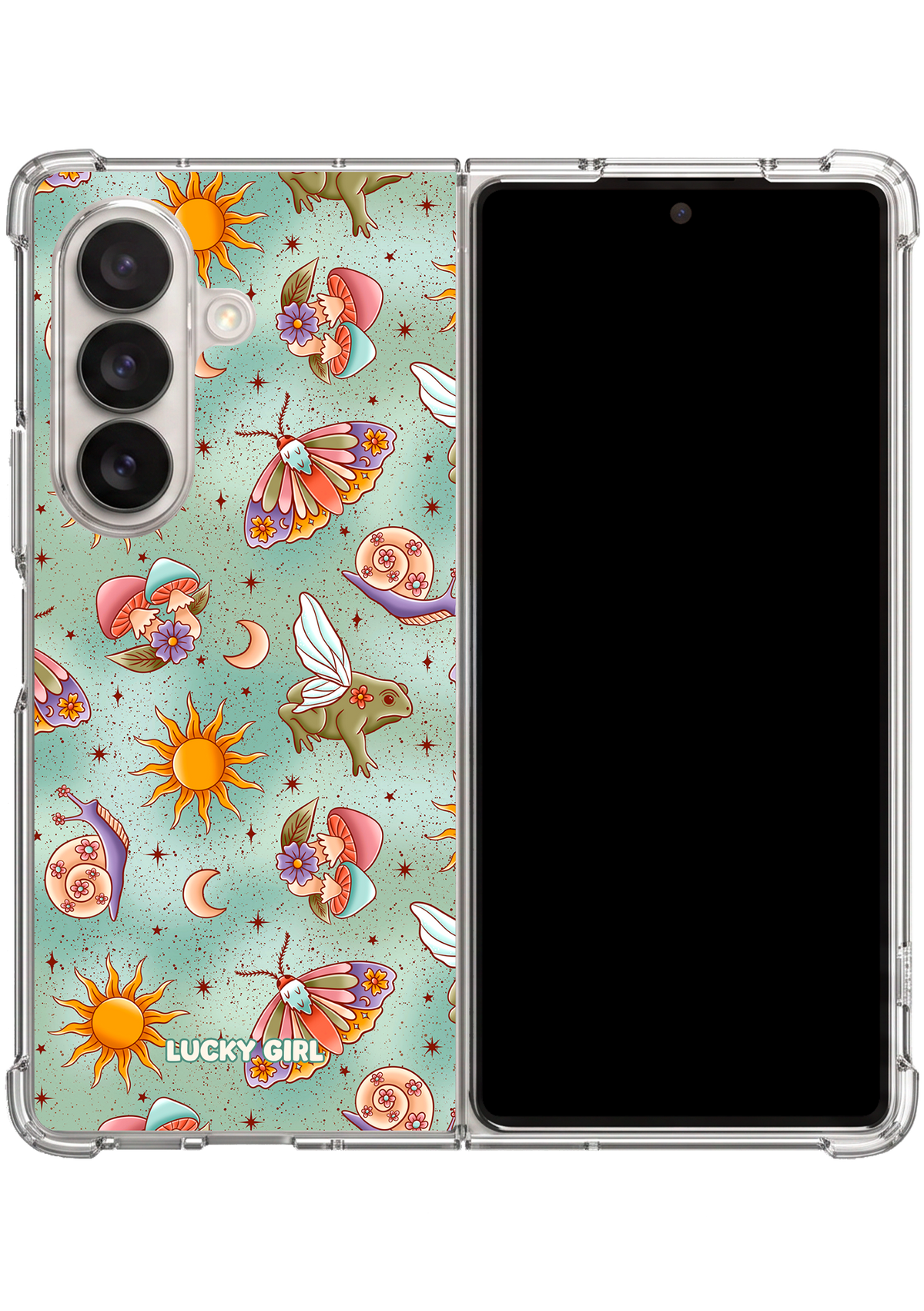 Fairy Frog Hollow Clear Case Insert Galaxy Z Fold 7