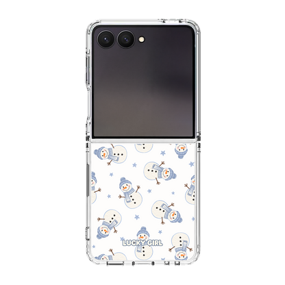 Feeling Frosty Clear Case Insert Galaxy Z Flip 7 / 8