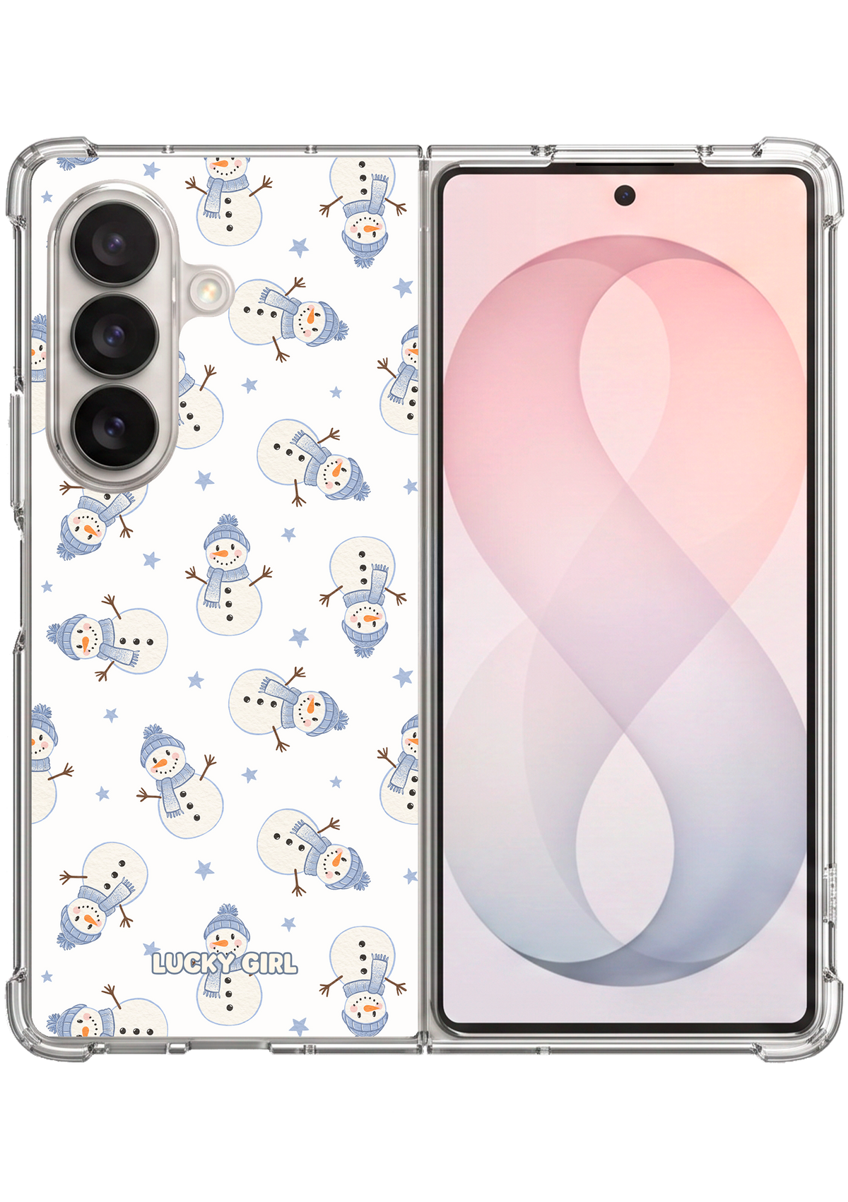 Feeling Frosty Clear Case Insert Galaxy Z Fold 7 / 8 Ultra