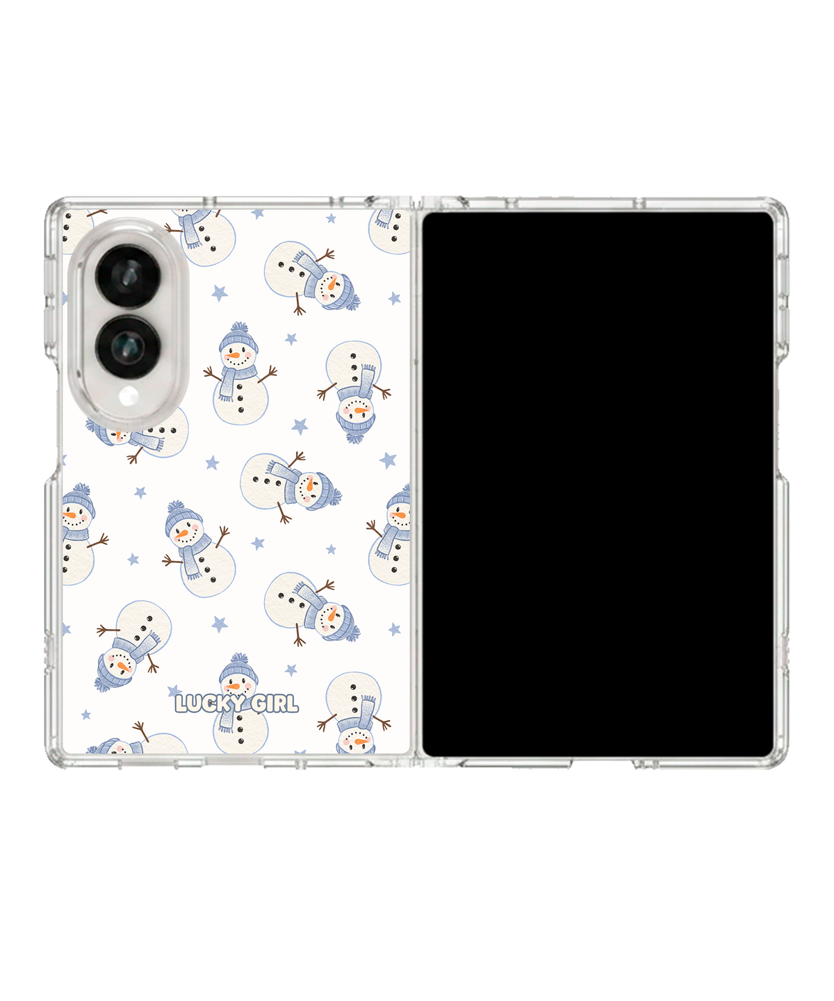 Feeling Frosty Clear Case Insert Galaxy Z Fold 8 (wide)