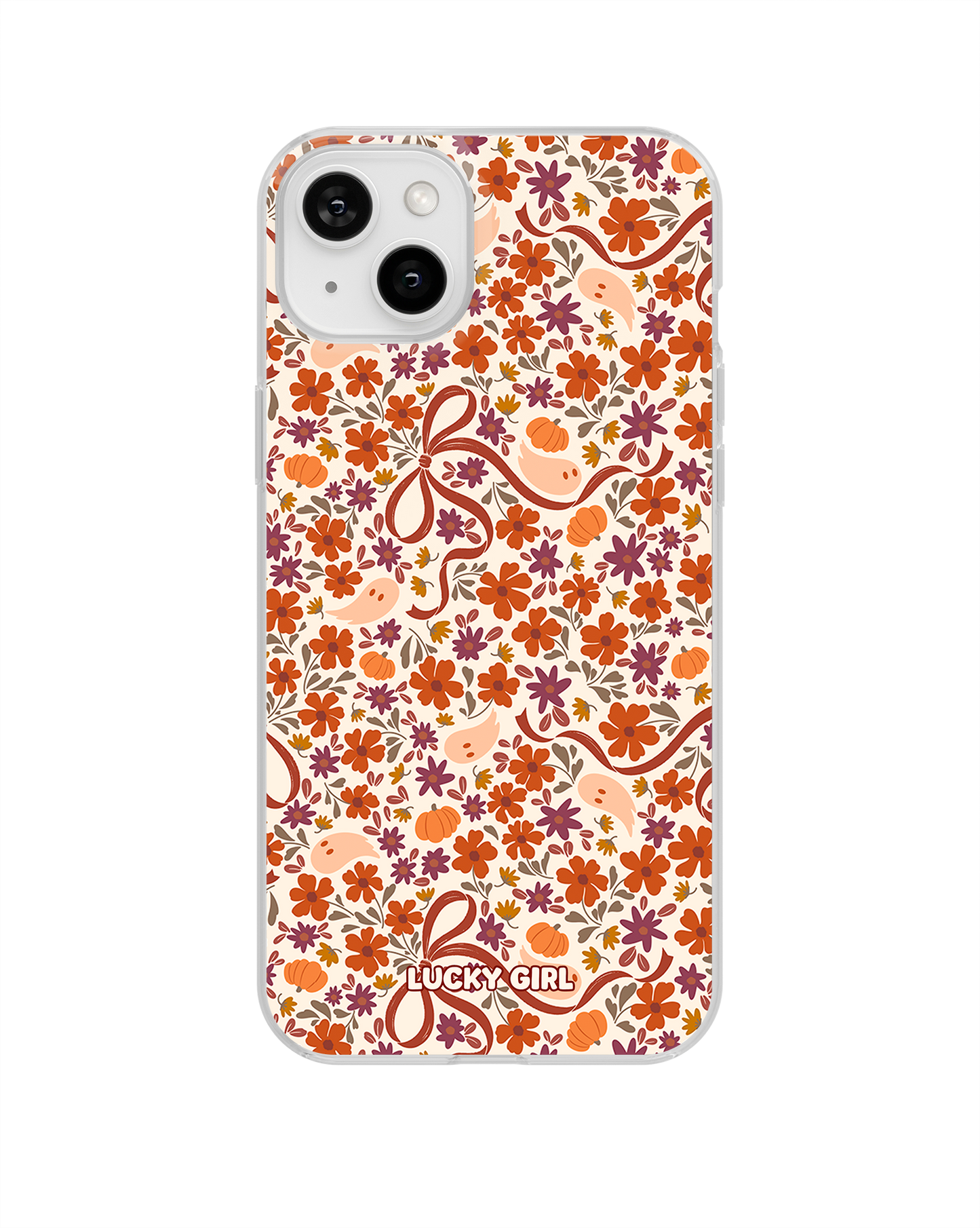 Ghostly Garden Clear Case Insert iPhone 14 Plus/15 Plus