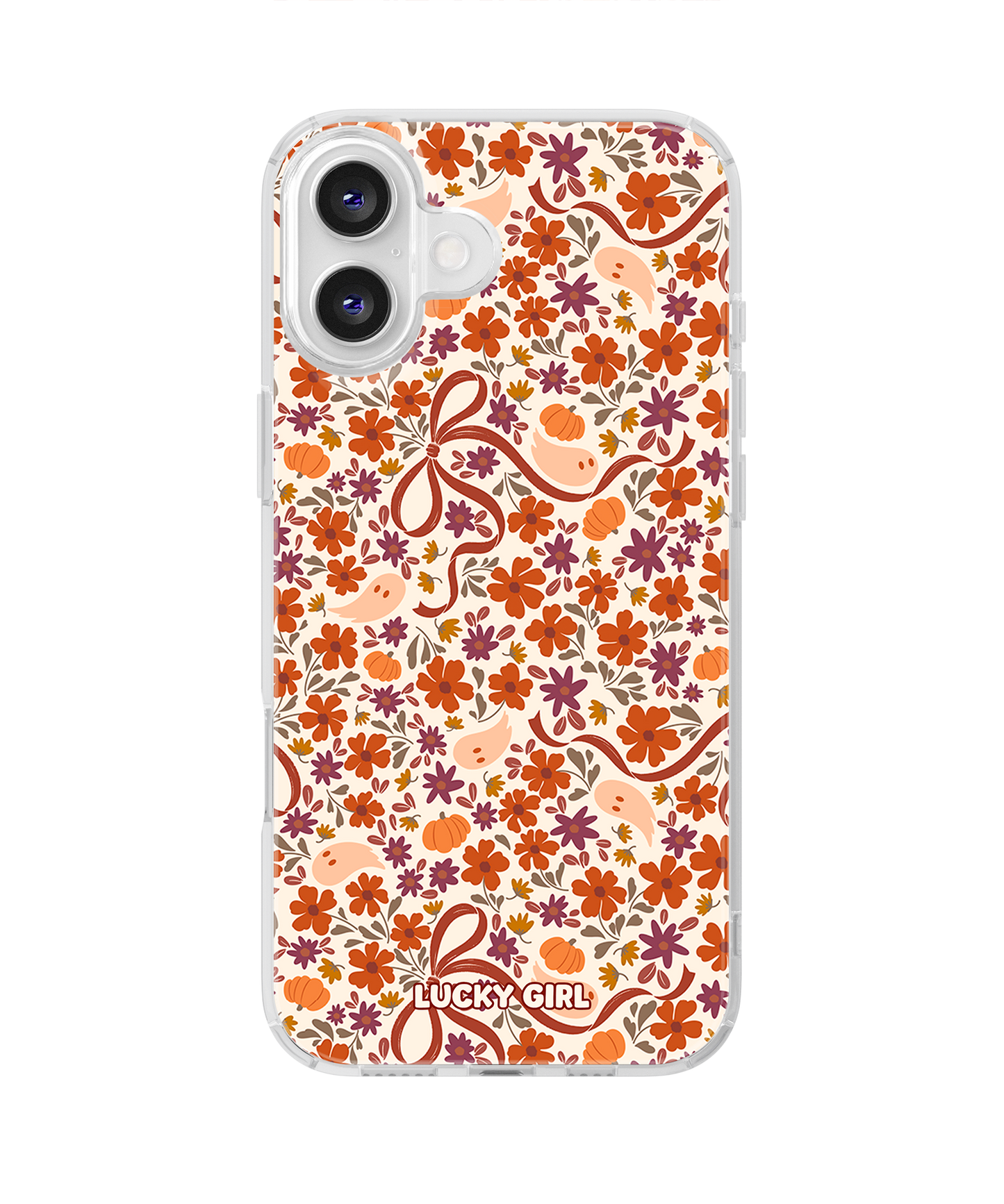 Ghostly Garden Clear Case Insert iPhone 16 Plus