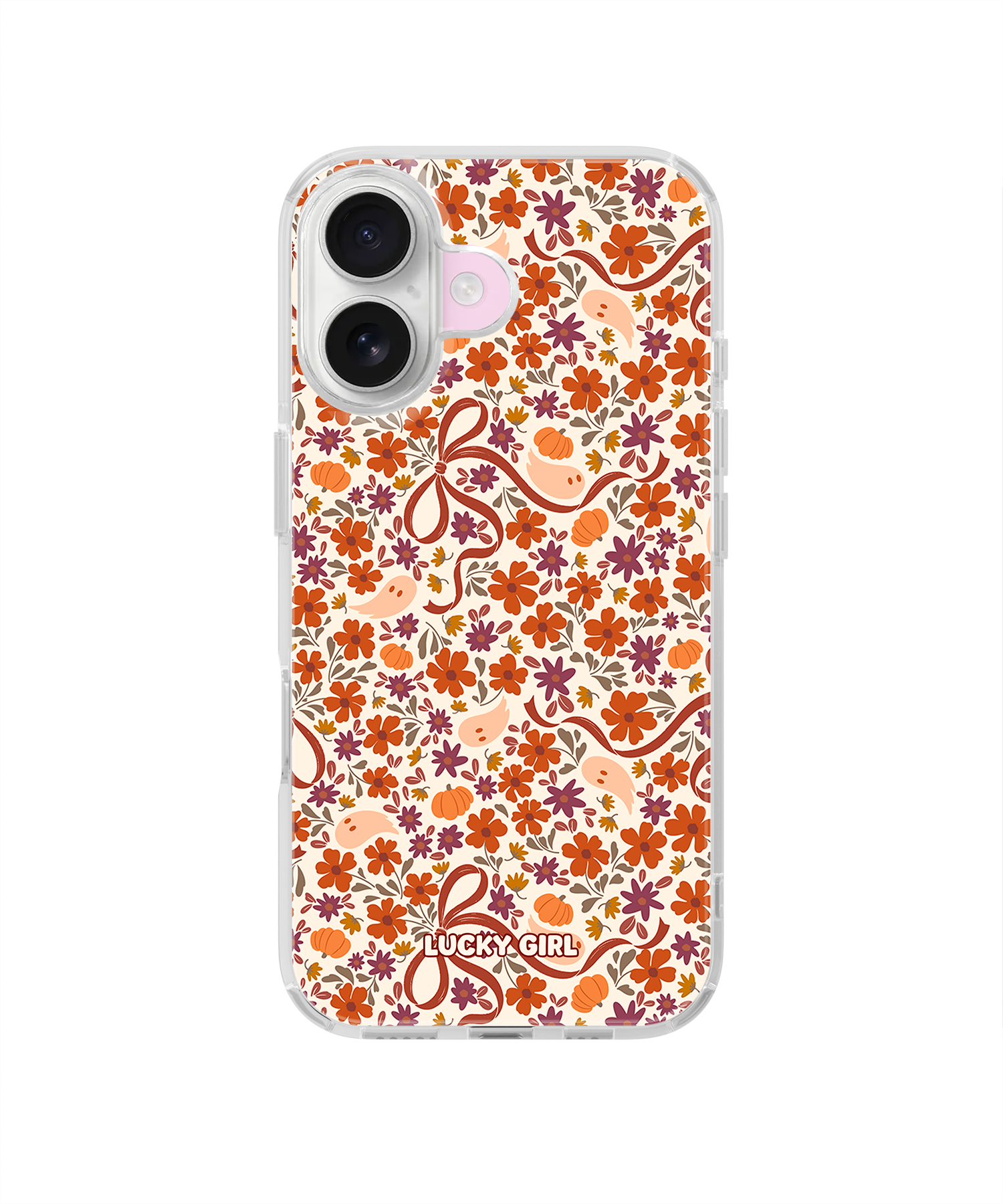 Ghostly Garden Clear Case Insert iPhone 17