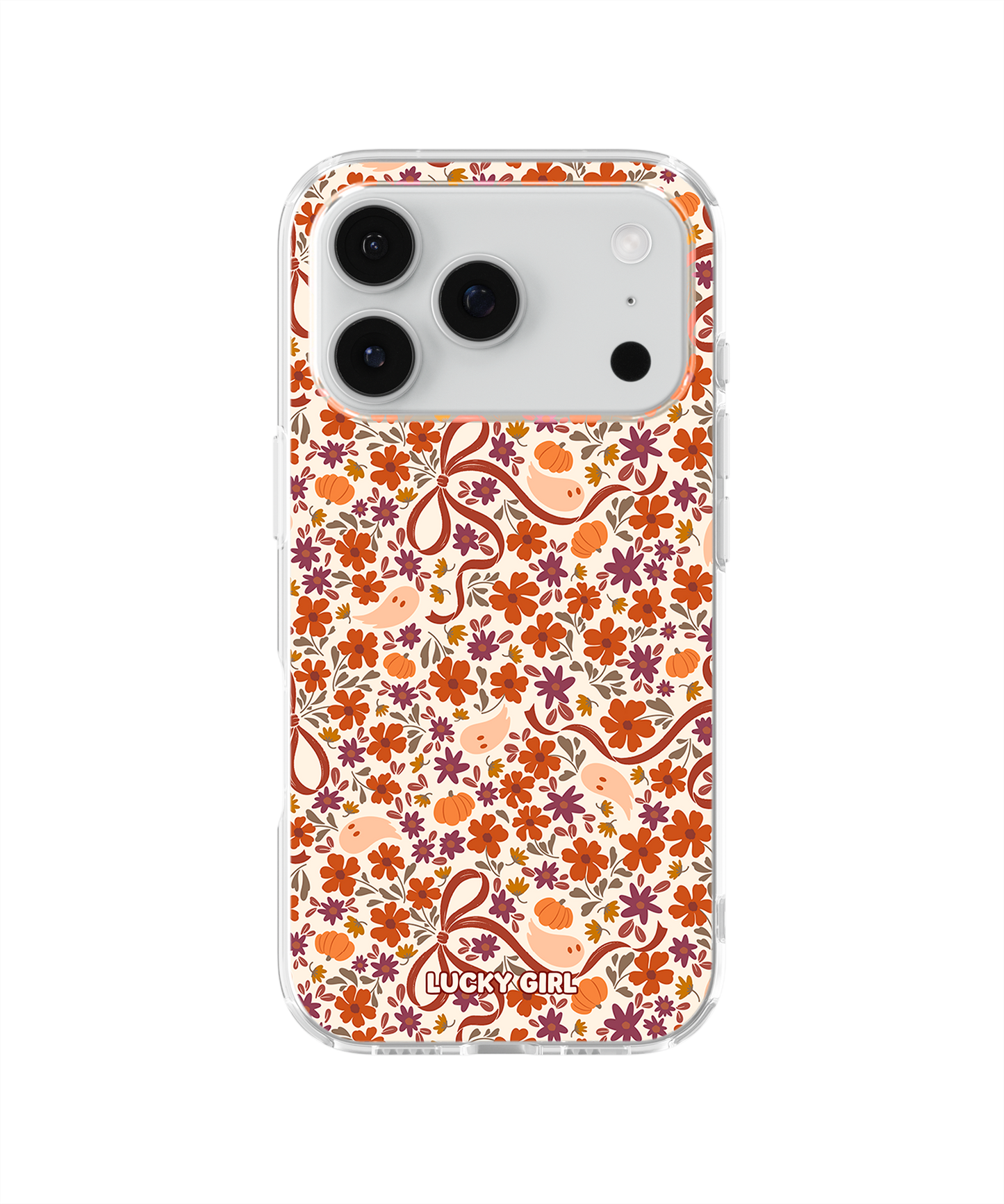 Ghostly Garden Clear Case Insert iPhone 17 Pro