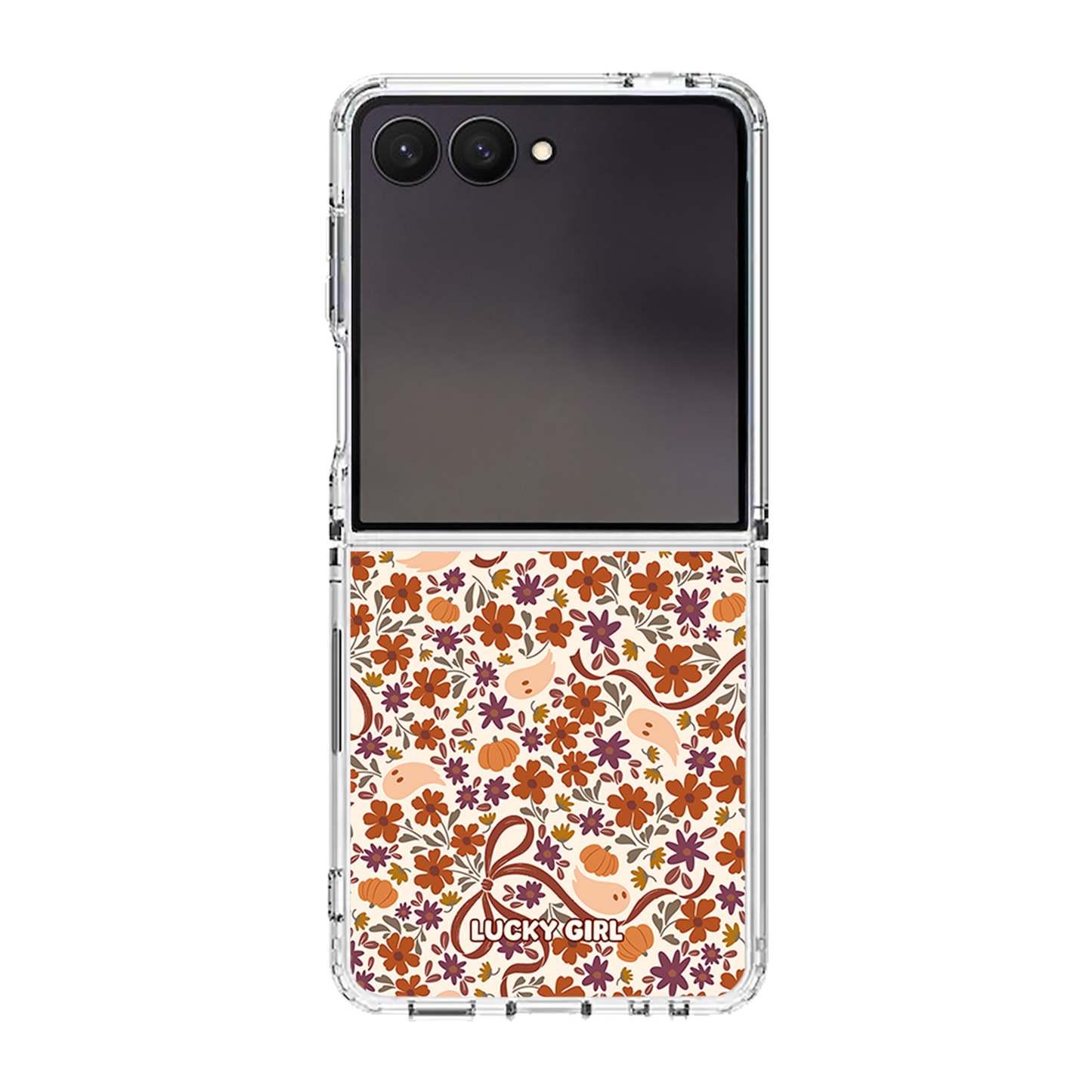 Ghostly Garden Clear Case Insert Galaxy Z Flip 7