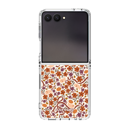 Ghostly Garden Clear Case Insert Galaxy Z Flip 7