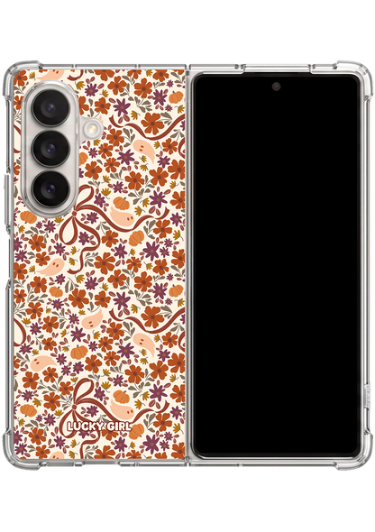 Ghostly Garden Clear Case Insert Galaxy Z Fold 7