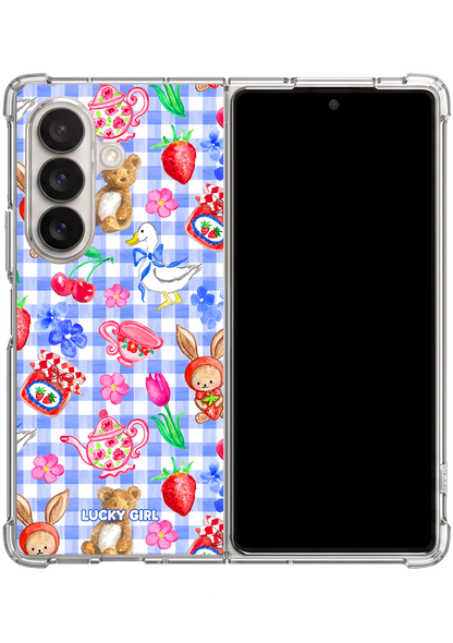 Gingham Goose Clear Case Insert Galaxy Z Fold 7