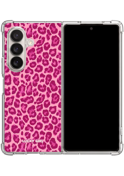 Goddess Leopard Clear Case Insert Galaxy Z Fold 7