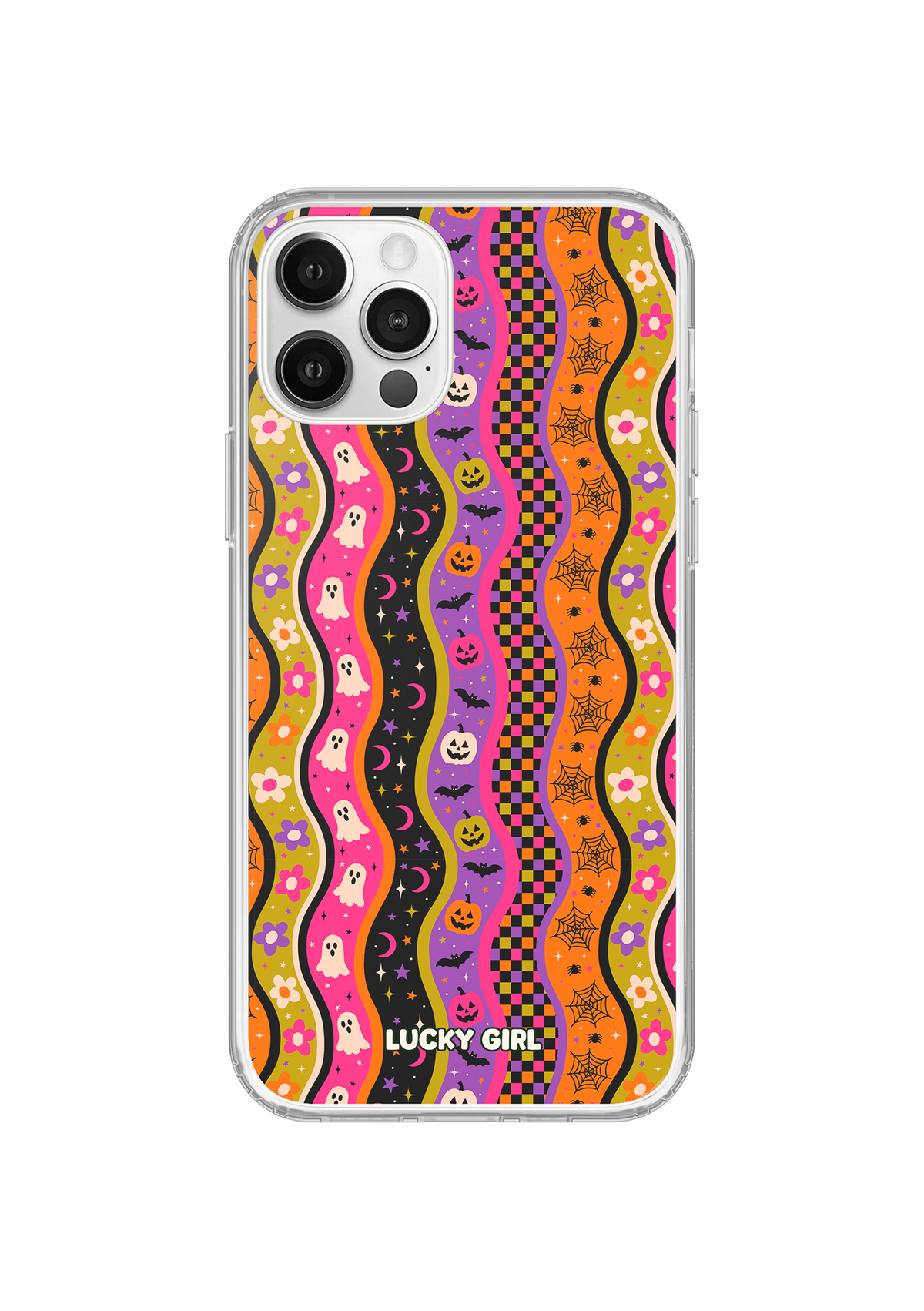 Halloween Waves Clear Case Insert iPhone 12/12 Pro