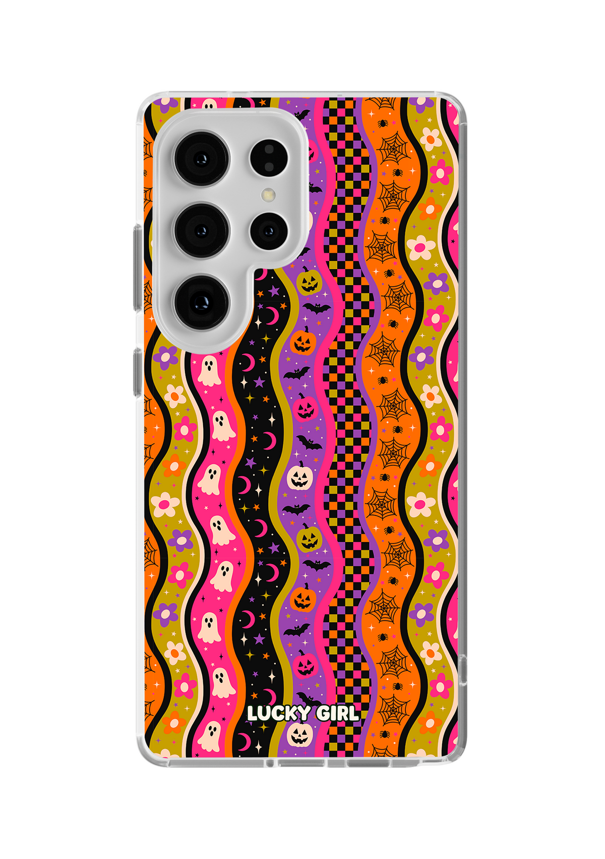 Halloween Waves Clear Case Insert Galaxy S25 Ultra