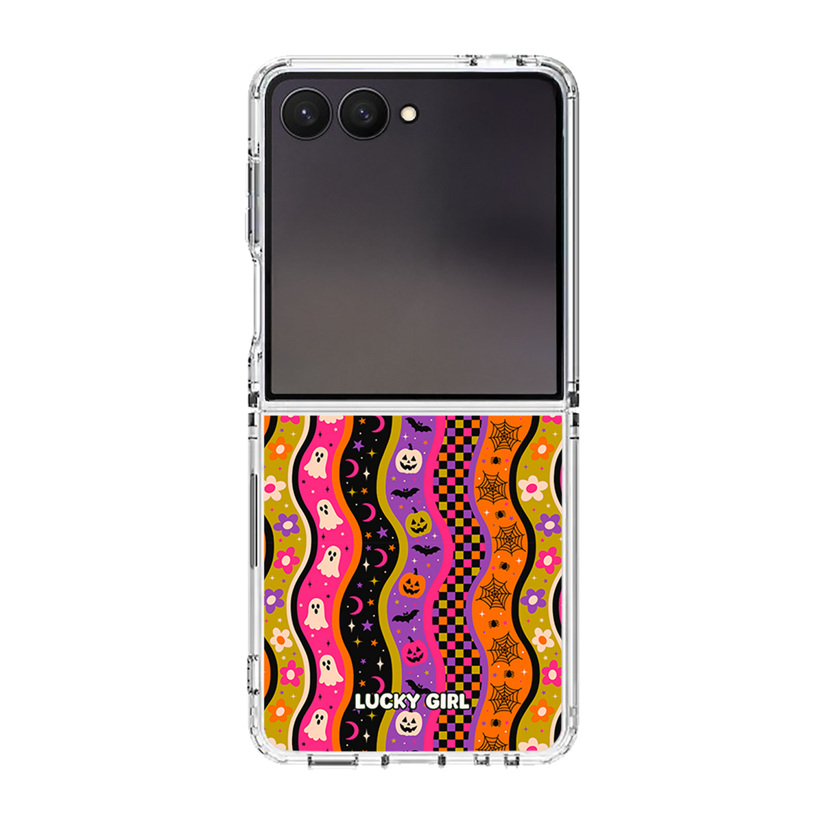Halloween Waves Clear Case Insert Galaxy Z Flip 7