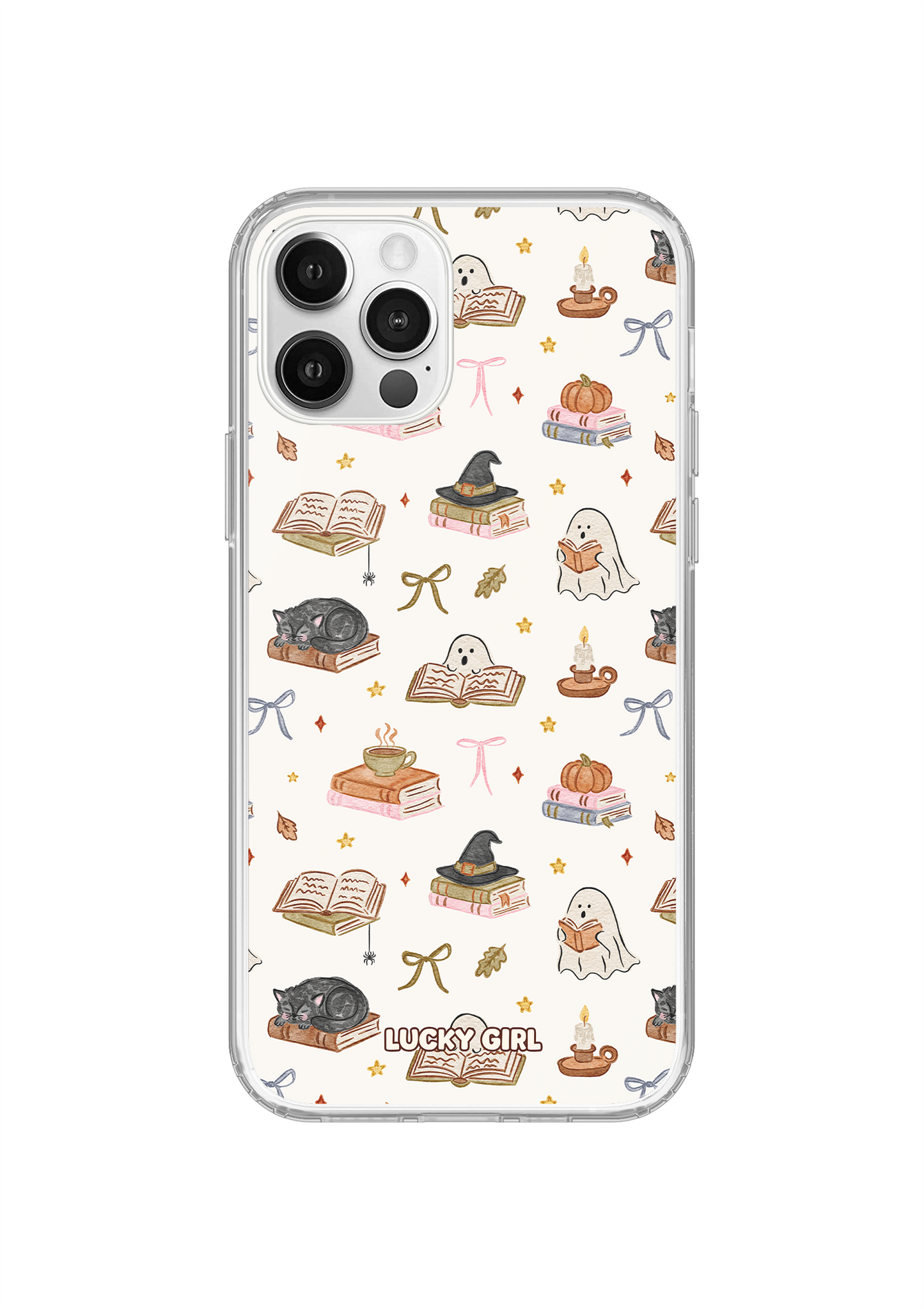 Haunted Library Clear Case Insert iPhone 12/12 Pro