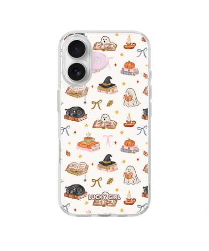 Haunted Library Clear Case Insert iPhone 16