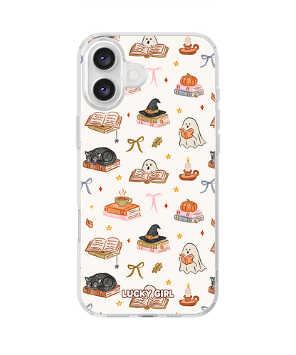 Haunted Library Clear Case Insert iPhone 16 Plus