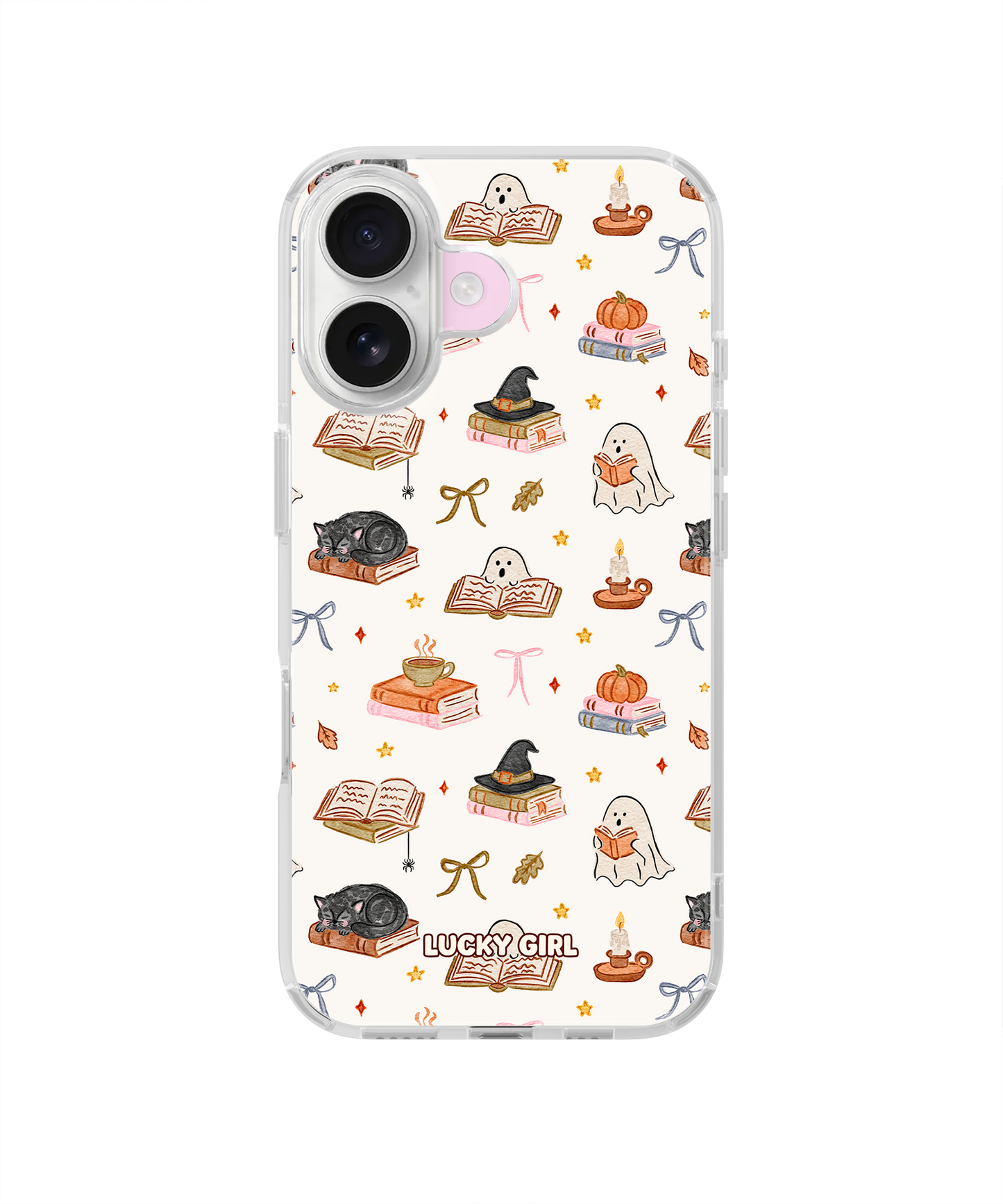 Haunted Library Clear Case Insert iPhone 17