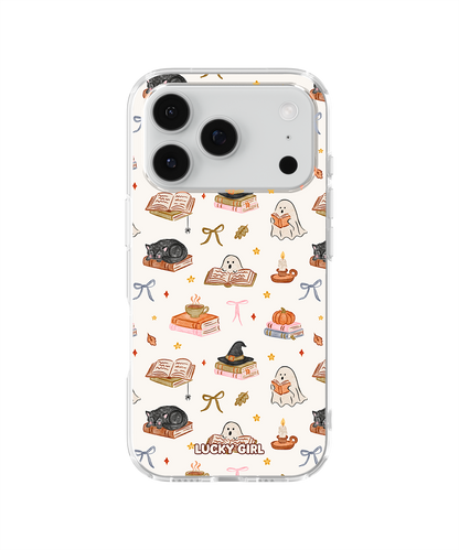 Haunted Library Clear Case Insert iPhone 17 Pro