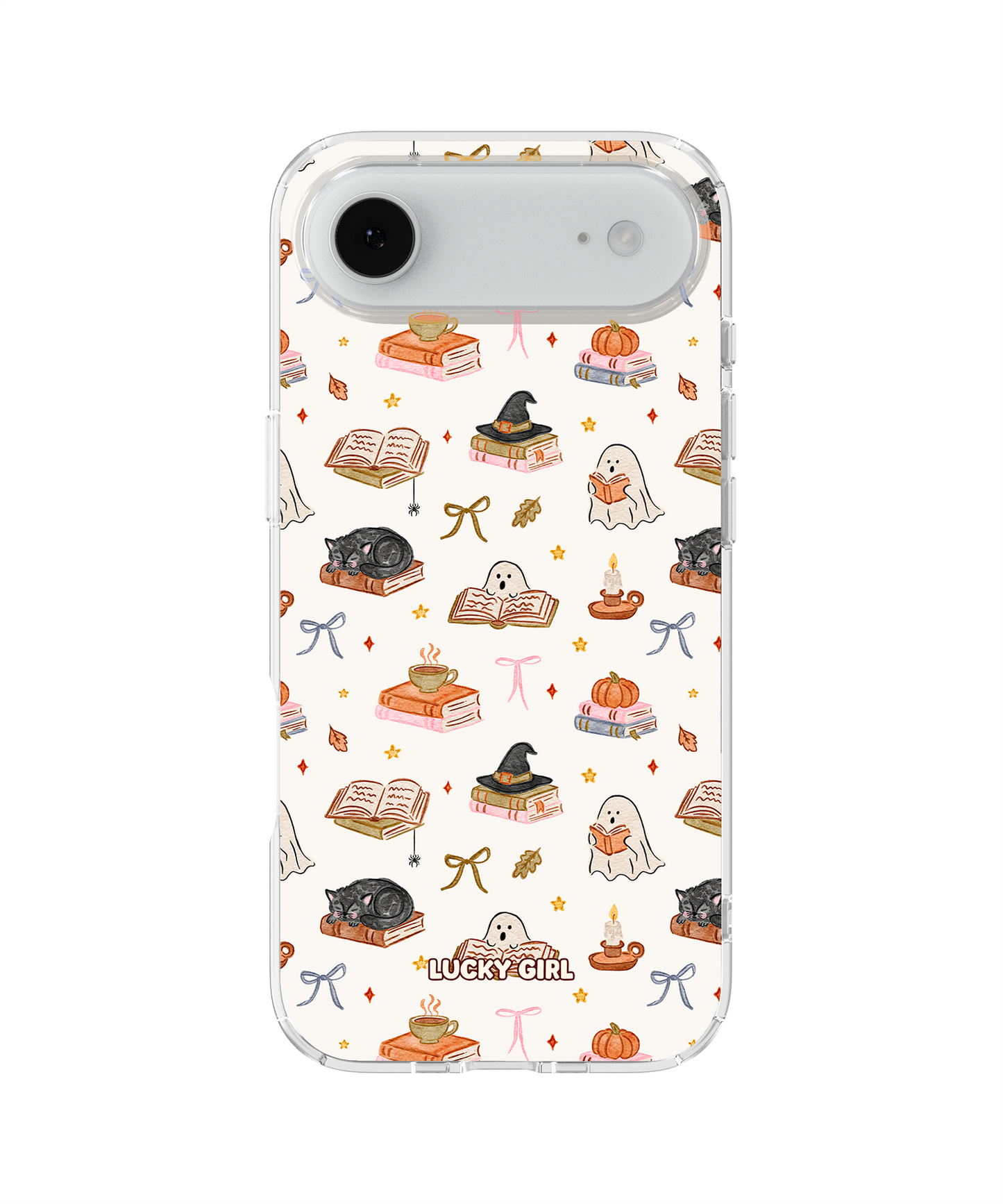 Haunted Library Clear Case Insert iPhone 17 Air