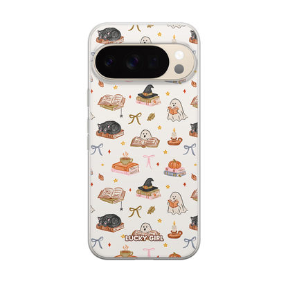 Haunted Library Clear Case Insert Pixel 10/10 Pro