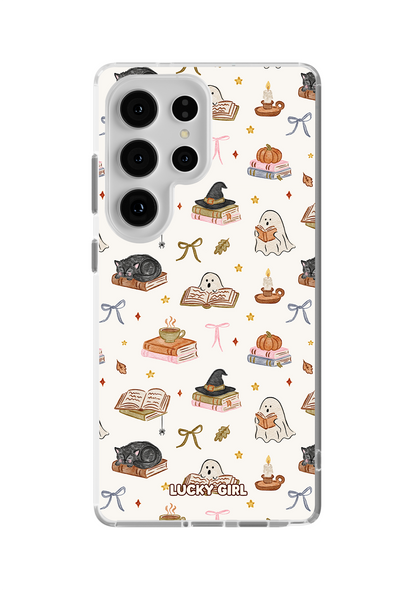 Haunted Library Clear Case Insert Galaxy S25 Ultra