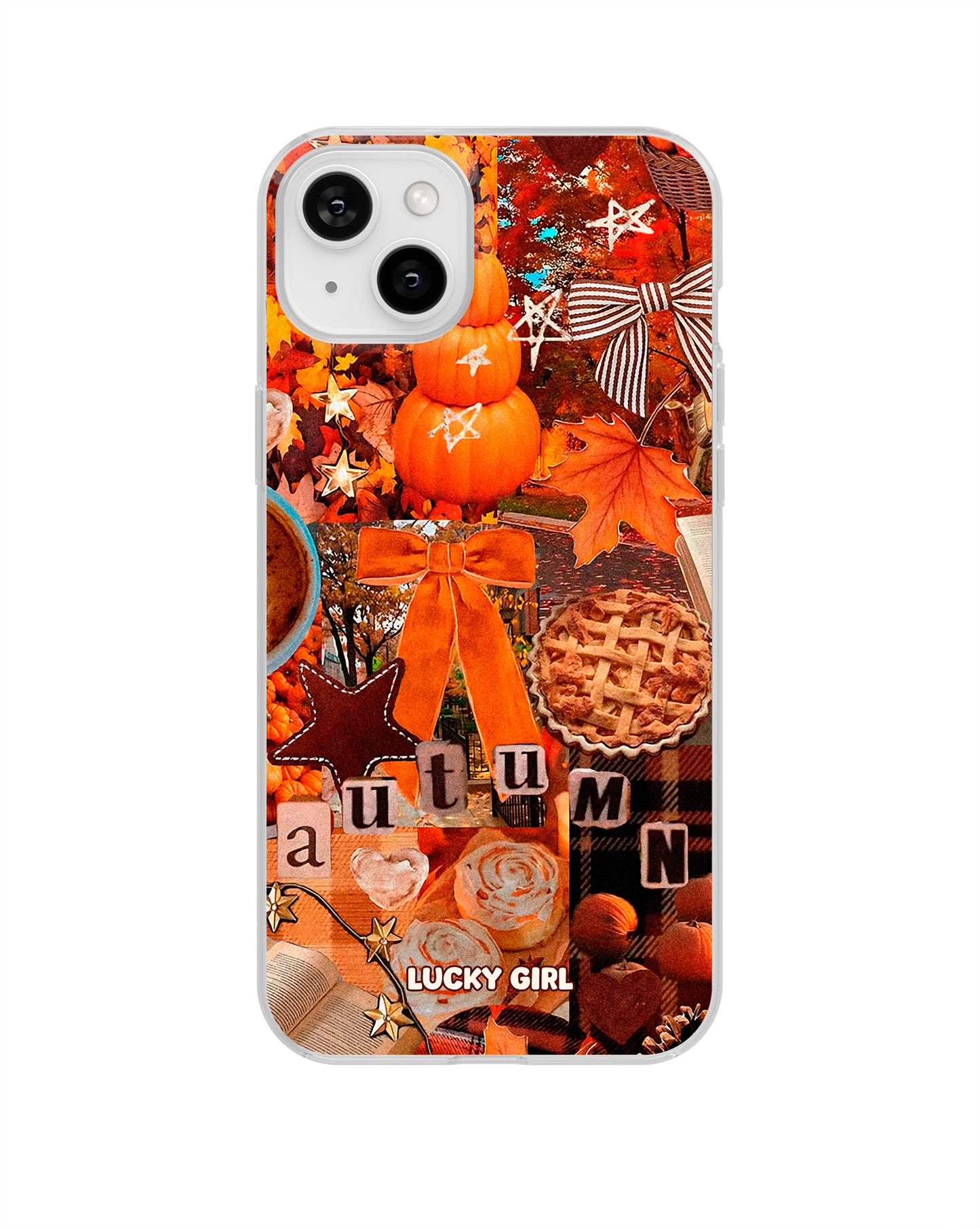 Hello Autumn Clear Case Insert iPhone 14 Plus/15 Plus