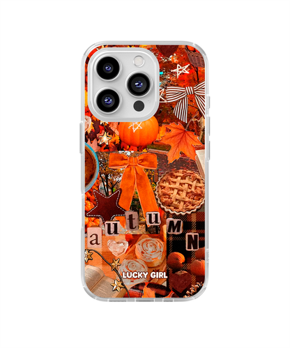 Hello Autumn Clear Case Insert iPhone 15 Pro