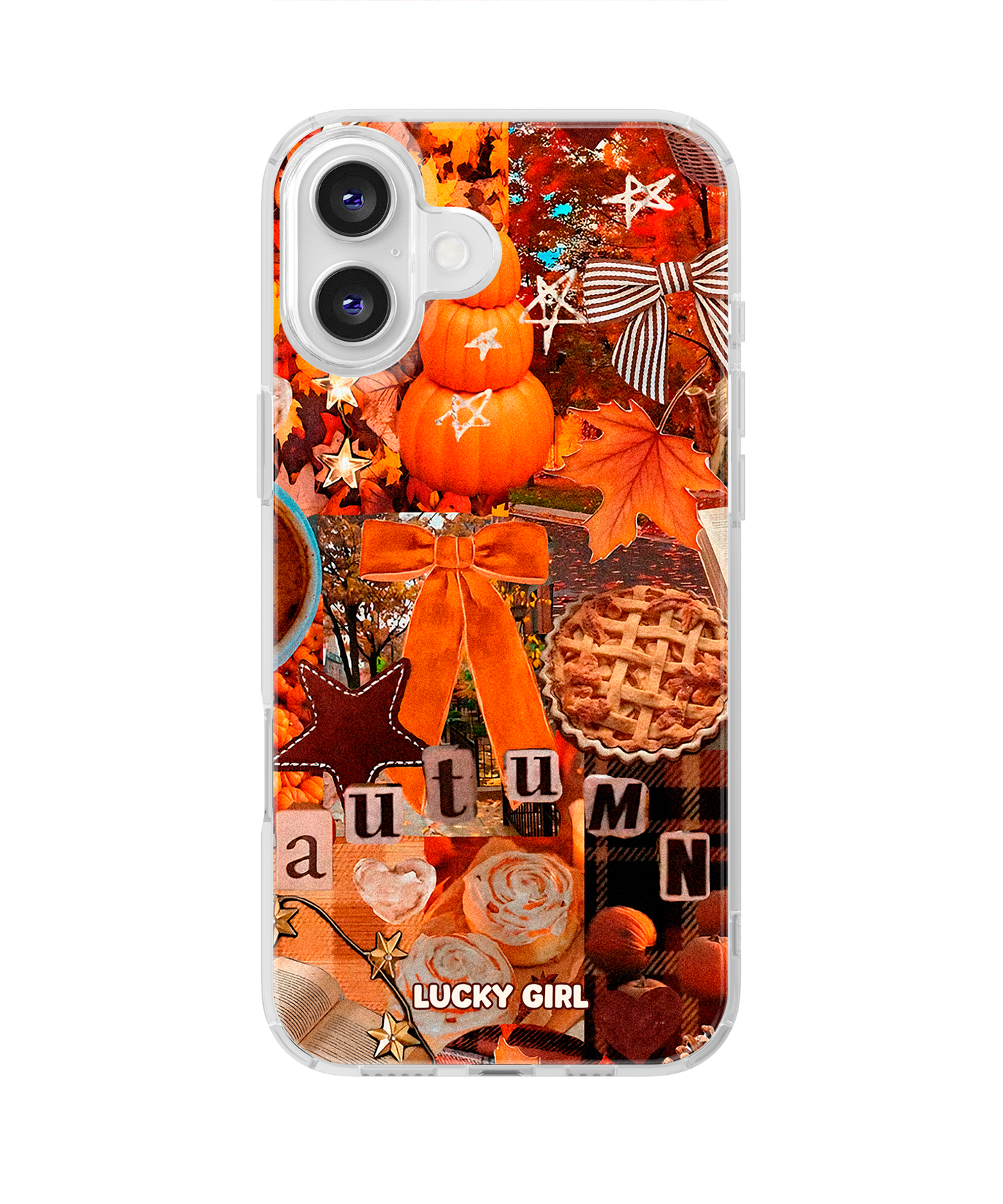 Hello Autumn Clear Case Insert iPhone 16 Plus