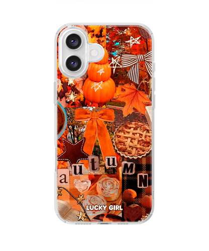 Hello Autumn Clear Case Insert iPhone 16 Plus