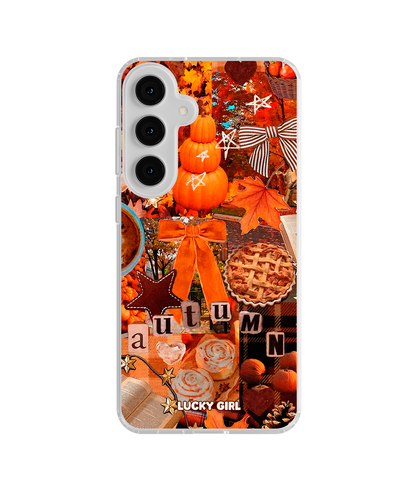 Hello Autumn Clear Case Insert Galaxy S26 Plus