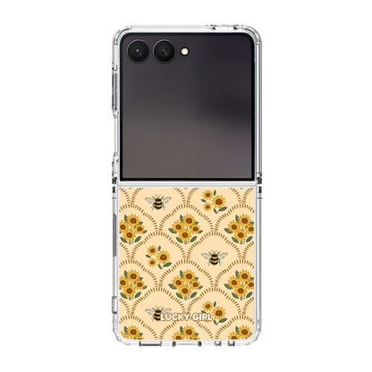 Honeybee Clear Case Insert Galaxy Z Flip 7