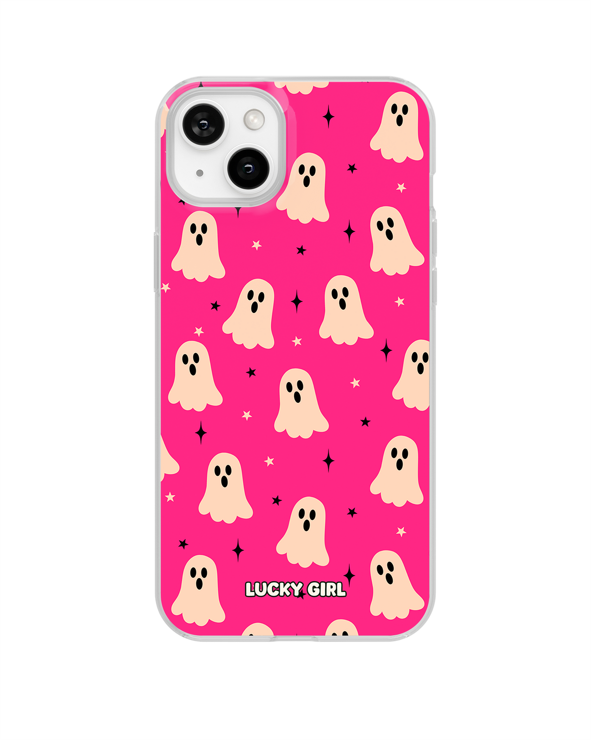 Hot Pink Haunt Clear Case Insert iPhone 13/14/16e