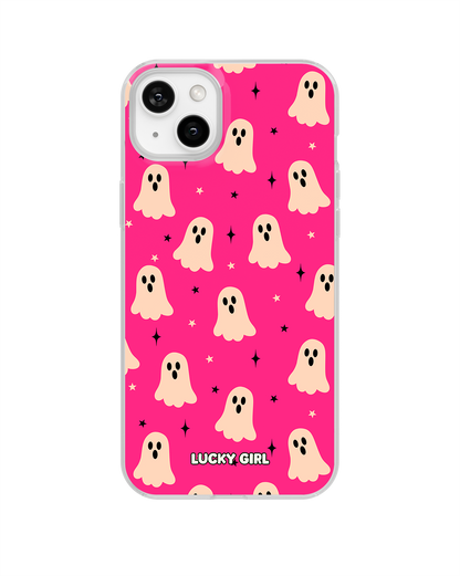 Hot Pink Haunt Clear Case Insert iPhone 13/14/16e