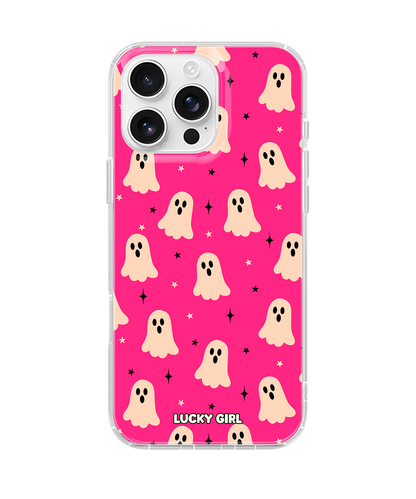 Hot Pink Haunt Clear Case Insert iPhone 15 Pro Max