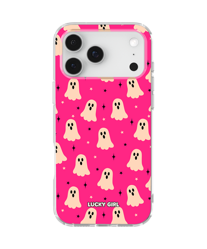Hot Pink Haunt Clear Case Insert iPhone 17 Pro Max