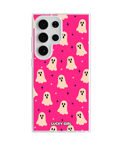 Hot Pink Haunt Clear Case Insert Galaxy S24 Ultra
