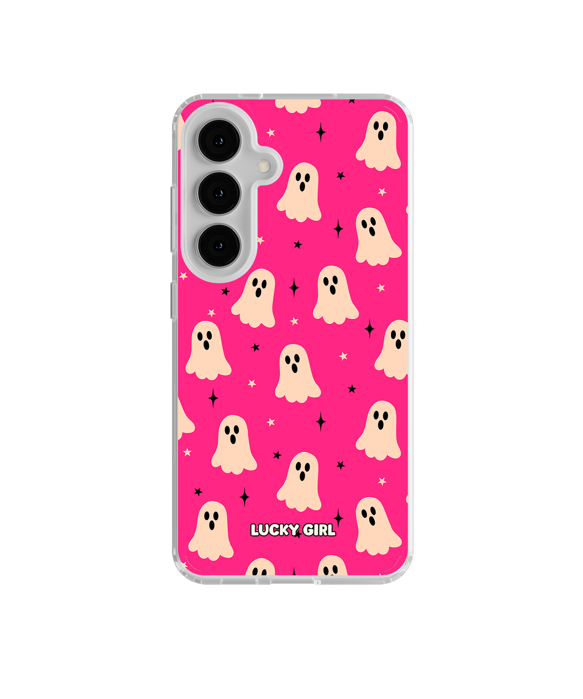 Hot Pink Haunt Clear Case Insert Galaxy S26