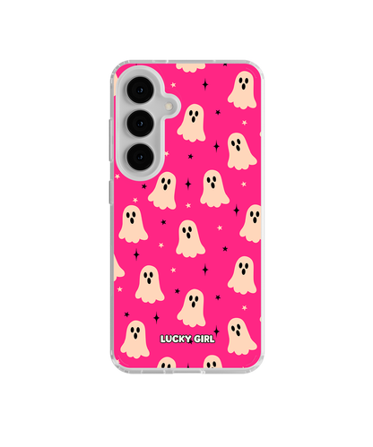 Hot Pink Haunt Clear Case Insert Galaxy S26