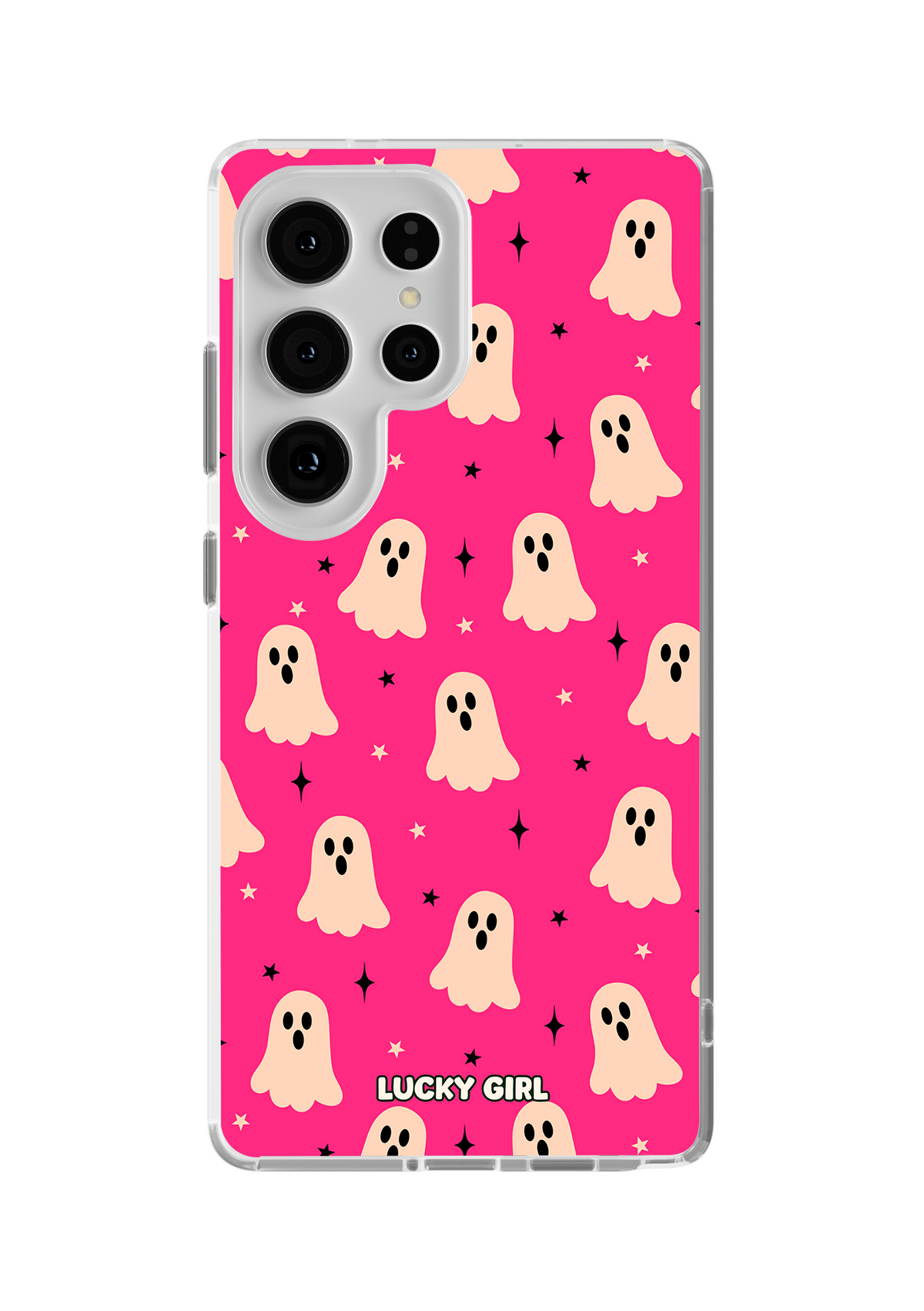 Hot Pink Haunt Clear Case Insert Galaxy S26 Ultra