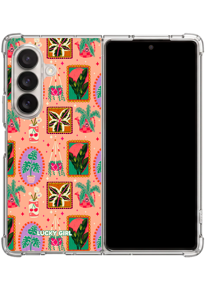 Houseplant Haven Clear Case Insert Galaxy Z Fold 7