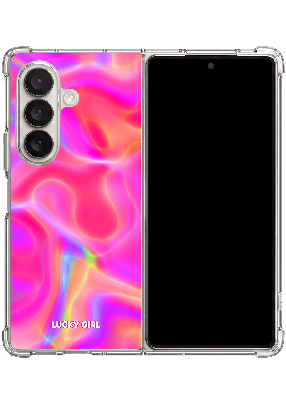 Hyper Heat Wave Clear Case Insert Galaxy Z Fold 7