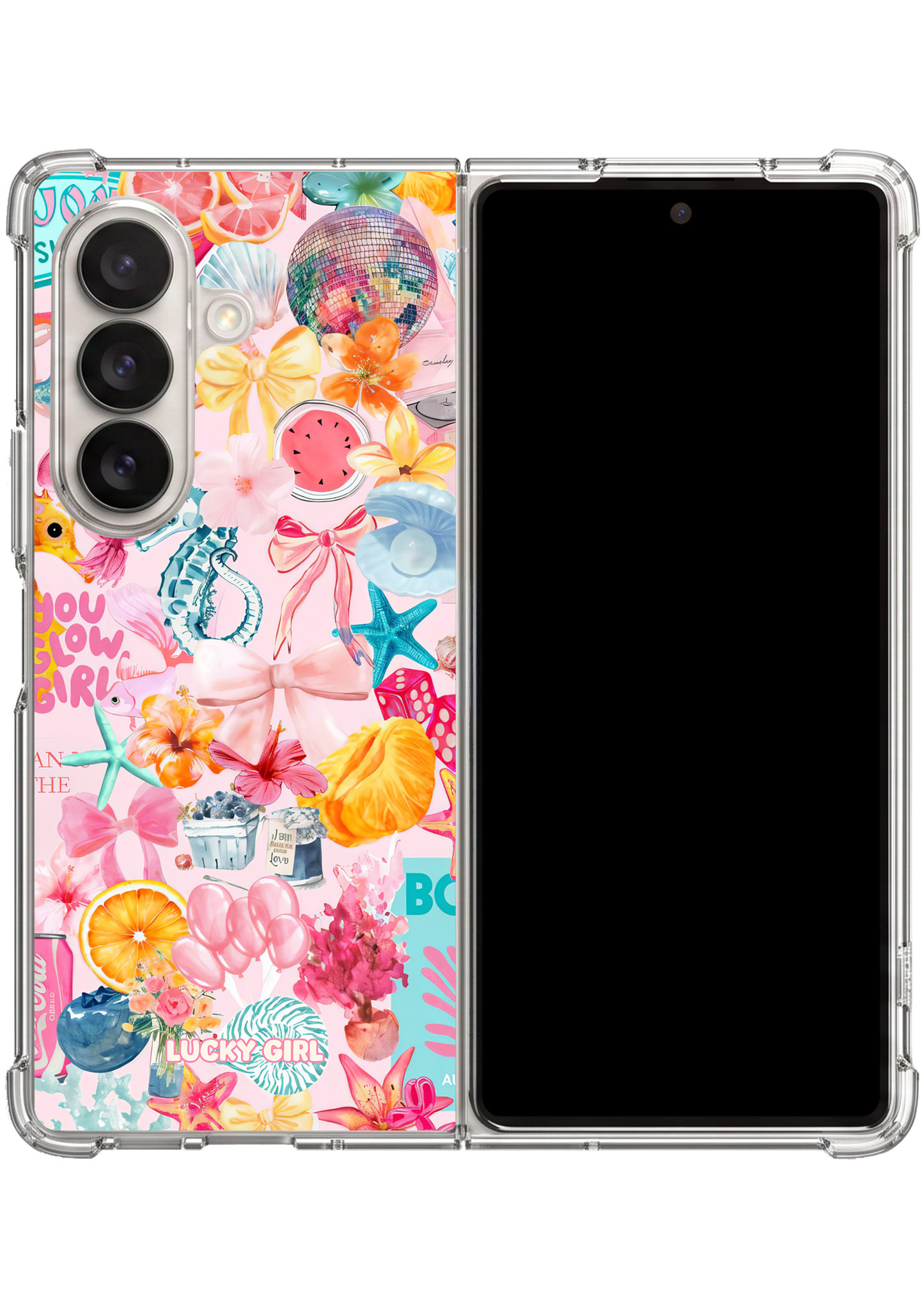 Island Icons Clear Case Insert Galaxy Z Fold 7