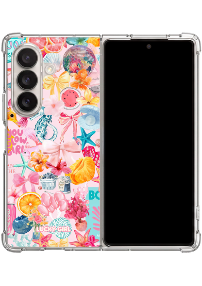 Island Icons Clear Case Insert Galaxy Z Fold 7